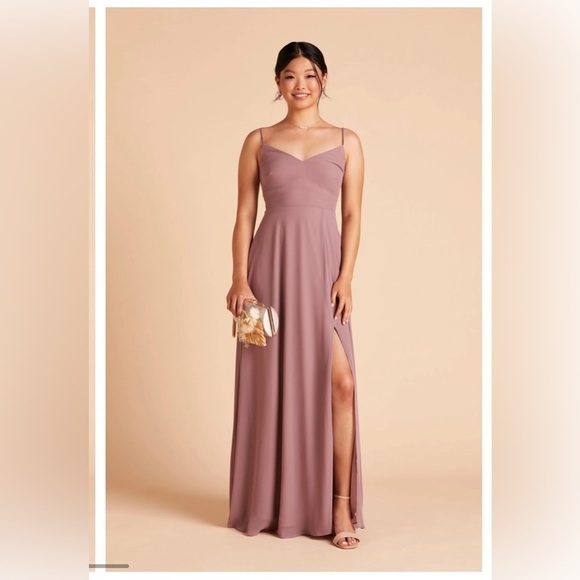 Birdy Grey | Birdy Grey DEVIN Dark Mauve Bridesmaid Dress - Picture 2 of 8
